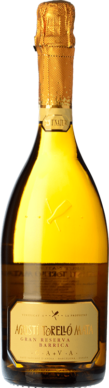 Envoi gratuit | Blanc mousseux Agustí Torelló Barrica Brut Nature Grande Réserve D.O. Cava Catalogne Espagne Macabeo 75 cl