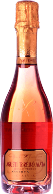 免费送货 | 玫瑰气泡酒 Agustí Torelló Rosat 香槟 预订 D.O. Cava 加泰罗尼亚 西班牙 Trepat 半瓶 37 cl