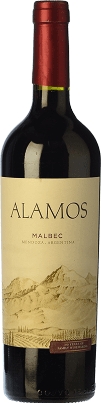 9,95 € | Red wine Alamos Young I.G. Mendoza Mendoza Argentina Malbec Bottle 75 cl