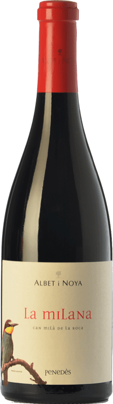 23,95 € Free Shipping | Red wine Albet i Noya La Milana Crianza D.O. Penedès Catalonia Spain Tempranillo, Merlot, Cabernet Sauvignon, Caladoc Bottle 75 cl