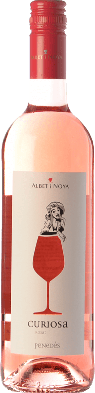 9,95 € | 玫瑰酒 Albet i Noya Rosat Curiosa D.O. Penedès 加泰罗尼亚 西班牙 Merlot, Pinot Black 75 cl