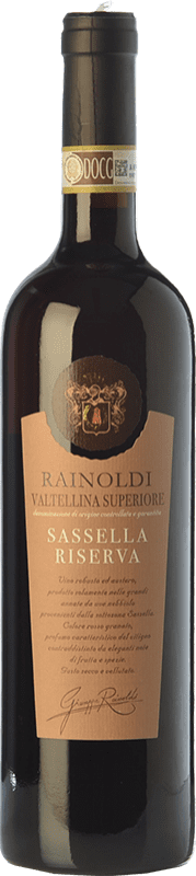 34,95 € | Красное вино Rainoldi Sassella Резерв D.O.C.G. Valtellina Superiore Ломбардии Италия Nebbiolo 75 cl