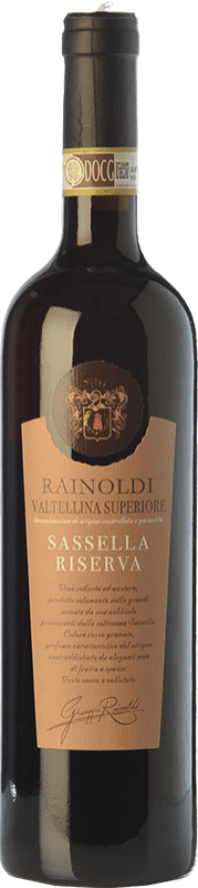 32,95 € 免费送货 | 红酒 Rainoldi Sassella 预订 D.O.C.G. Valtellina Superiore