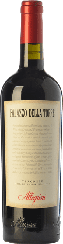 19,95 € | Vinho tinto Allegrini Palazzo della Torre I.G.T. Veronese Vêneto Itália Sangiovese, Corvina, Rondinella 75 cl