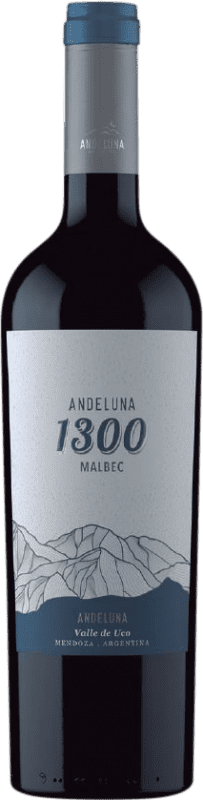 12,95 € | Красное вино Andeluna 1300 Молодой I.G. Mendoza Мендоса Аргентина Malbec 75 cl