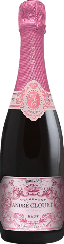 Envio grátis | Espumante rosé André Clouet Rosé Grand Cru Brut Grande Reserva A.O.C. Champagne Champagne França Pinot Preto 75 cl