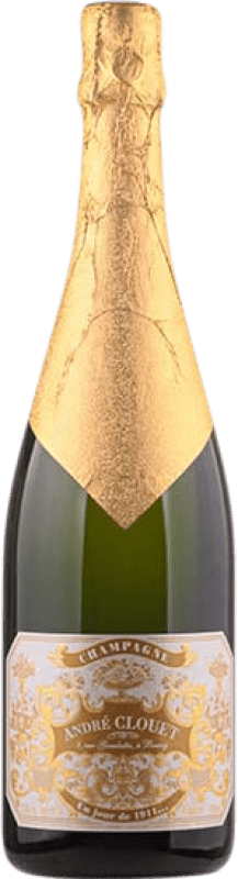 免费送货 | 白起泡酒 André Clouet Un Jour de 1911 Grand Cru 大储备 A.O.C. Champagne 香槟酒 法国 Pinot Black 75 cl