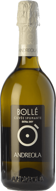 Envoi gratuit | Blanc mousseux Andreola Bollé Extra -Sec D.O.C. Prosecco Vénétie Italie Glera 75 cl