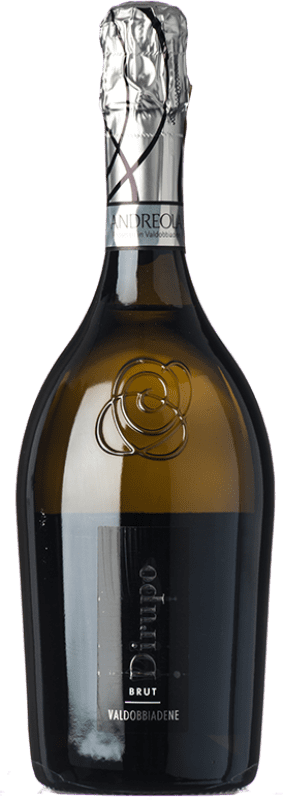 Envoi gratuit | Blanc mousseux Andreola Dirupo Brut D.O.C.G. Prosecco di Conegliano-Valdobbiadene Trévise Italie Glera, Bianchetta, Perera 75 cl