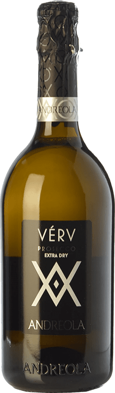 送料無料 | 白スパークリングワイン Andreola Verv 余分な乾燥 D.O.C. Prosecco ベネト イタリア Glera 75 cl