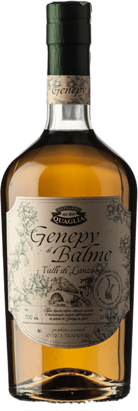 Envio grátis | Licor de ervas Quaglia Genepy Piemonte Itália 70 cl