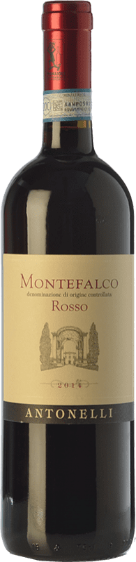 14,95 € Free Shipping | Red wine Antonelli San Marco Rosso D.O.C. Montefalco Umbria Italy Sangiovese, Montepulciano, Sagrantino Bottle 75 cl