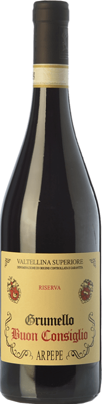 71,95 € Envio grátis | Vinho tinto Ar.Pe.Pe. Grumello Buon Consiglio Reserva D.O.C.G. Valtellina Superiore