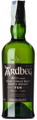 Envoi gratuit | Single Malt Whisky Ardbeg Islay Royaume-Uni 10 Ans 70 cl