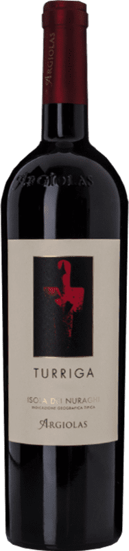 71,95 € | Red wine Argiolas Turriga I.G.T. Isola dei Nuraghi Sardegna Italy Carignan, Bobal, Malvasia Black, Cannonau 75 cl