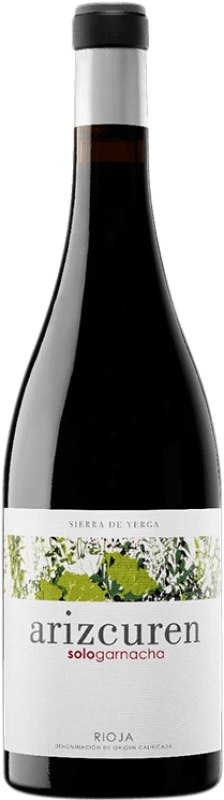 57,95 € Бесплатная доставка | Красное вино Arizcuren Sologarnacha старения D.O.Ca. Rioja