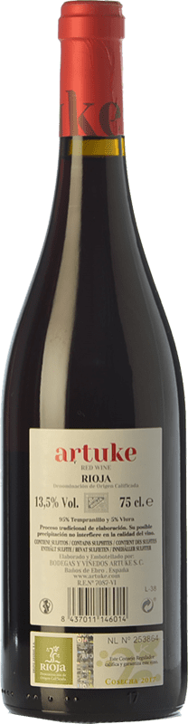 8,95 € Free Shipping | Red wine Artuke Joven D.O.Ca. Rioja The Rioja Spain Tempranillo, Viura Bottle 75 cl