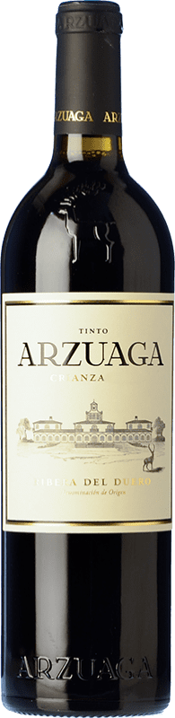 23,95 € Free Shipping | Red wine Arzuaga Crianza D.O. Ribera del Duero Castilla y León Spain Tempranillo, Merlot, Cabernet Sauvignon Bottle 75 cl