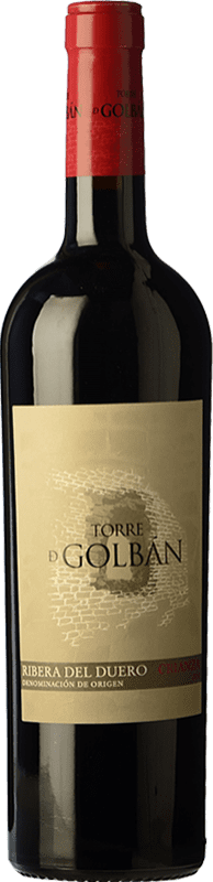 16,95 € | Red wine Atalayas de Golbán Torre de Golbán Aged D.O. Ribera del Duero Castilla y León Spain Tempranillo Bottle 75 cl