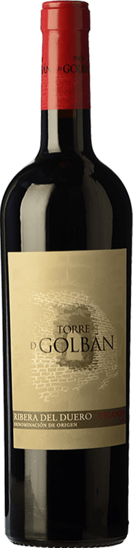 22,95 € Envío gratis | Vino tinto Atalayas de Golbán Torre de Golbán Crianza D.O. Ribera del Duero