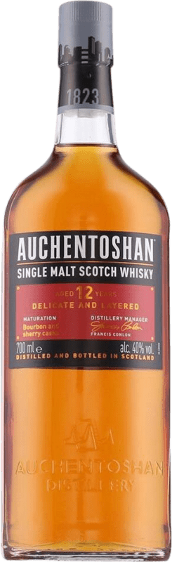 送料無料 | ウイスキーシングルモルト Auchentoshan Lowlands イギリス 12 年 70 cl