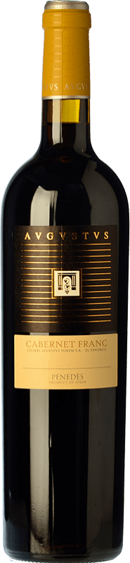 12,95 € Free Shipping | Red wine Augustus Crianza D.O. Penedès Catalonia Spain Cabernet Franc Bottle 75 cl