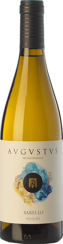 17,95 € Free Shipping | White wine Augustus Microvinificacions de Mar Crianza D.O. Penedès Catalonia Spain Xarel·lo Bottle 75 cl