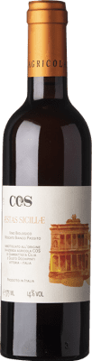 29,95 € Free Shipping | Sweet wine Cos Aestas e Nº 6 I.G.T. Terre Siciliane Sicily Italy Muscat White Half Bottle 37 cl