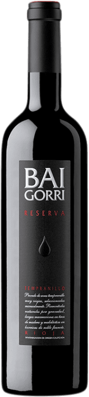 24,95 € | Красное вино Baigorri Резерв D.O.Ca. Rioja Ла-Риоха Испания Tempranillo 75 cl