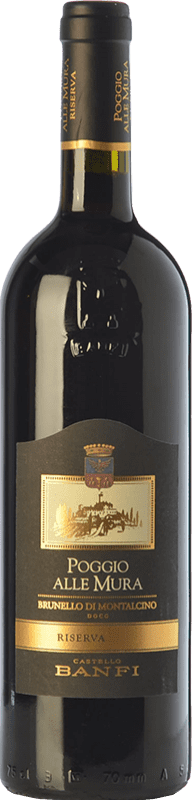 75,95 € Spedizione Gratuita | Vino rosso Castello Banfi Poggio alle Mura Riserva D.O.C.G. Brunello di Montalcino