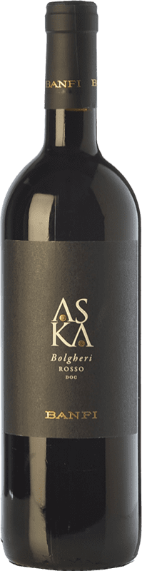 29,95 € | Red wine Castello Banfi Rosso Aska D.O.C. Bolgheri Tuscany Italy Cabernet Sauvignon, Cabernet Franc Bottle 75 cl