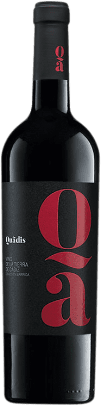 免费送货 | 红酒 Barbadillo Quadis 岁 I.G.P. Vino de la Tierra de Cádiz 安达卢西亚 西班牙 Tempranillo, Syrah, Petit Verdot, Tintilla de Rota 75 cl