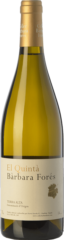 16,95 € Free Shipping | White wine Bàrbara Forés El Quintà Crianza D.O. Terra Alta Catalonia Spain Grenache White Magnum Bottle 1,5 L