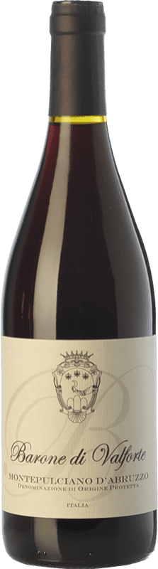 8,95 € | Red wine Barone di Valforte D.O.C. Montepulciano d'Abruzzo Abruzzo Italy Montepulciano Bottle 75 cl