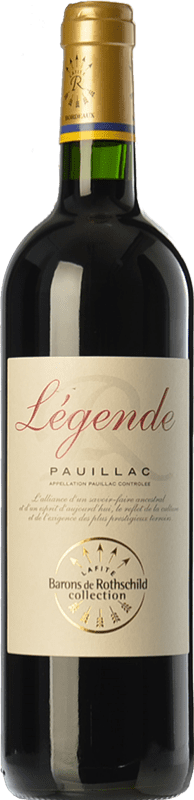25,95 € | Red wine Barons de Rothschild Collection Légende Young A.O.C. Pauillac Bordeaux France Merlot, Cabernet Sauvignon, Cabernet Franc 75 cl