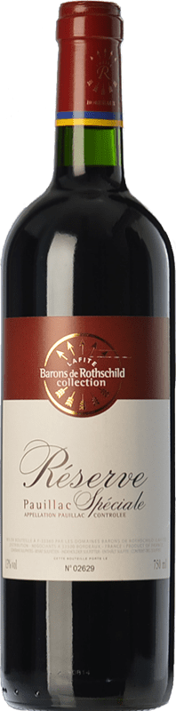Kostenloser Versand | Rotwein Barons de Rothschild Spezial, Collection — Kollektion Reserve — Gereift A.O.C. Pauillac Bordeaux Frankreich Merlot, Cabernet Sauvignon 75 cl