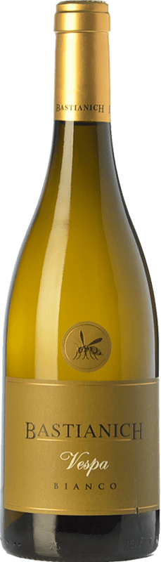 Envio grátis | Vinho Branco Bastianich Vespa I.G.T. Friuli - Venezia Giulia Friuli-Venezia Giulia Itália Chardonnay, Sauvignon, Picolit 75 cl