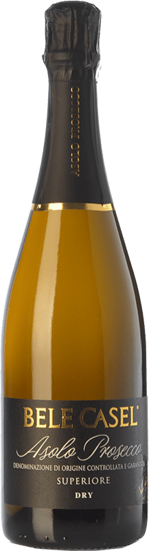 免费送货 | 白起泡酒 Bele Casel 额外的干燥 D.O.C.G. Asolo Prosecco 威尼托 意大利 Glera 75 cl