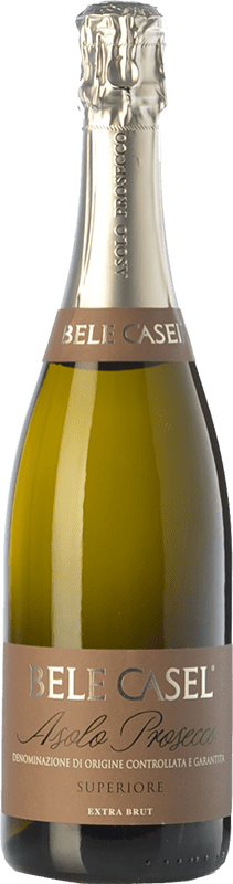 16,95 € | 白起泡酒 Bele Casel 额外的香味 D.O.C.G. Asolo Prosecco 威尼托 意大利 Glera 75 cl