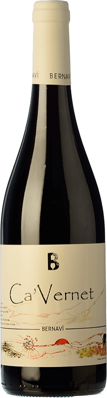 11,95 € Free Shipping | Red wine Bernaví Ca'Vernet Joven D.O. Terra Alta Catalonia Spain Cabernet Sauvignon, Cabernet Franc Bottle 75 cl