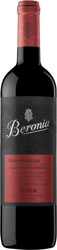 14,95 € Free Shipping | Red wine Beronia Producción Especial Joven D.O.Ca. Rioja The Rioja Spain Tempranillo Bottle 75 cl