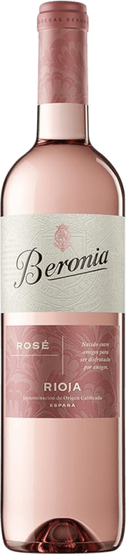 11,95 € Spedizione Gratuita | Vino rosato Beronia D.O.Ca. Rioja
