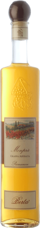 Kostenloser Versand | Grappa Berta Monprà Affinata Primaneve Piemont Italien 70 cl