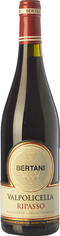 18,95 € | Red wine Bertani D.O.C. Valpolicella Ripasso Veneto Italy Merlot, Corvina, Rondinella 75 cl
