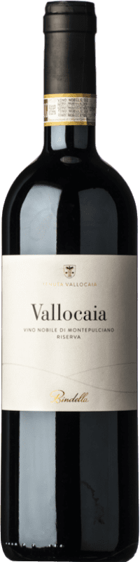 72,95 € Бесплатная доставка | Красное вино Bindella Vallocaia Резерва D.O.C.G. Vino Nobile di Montepulciano