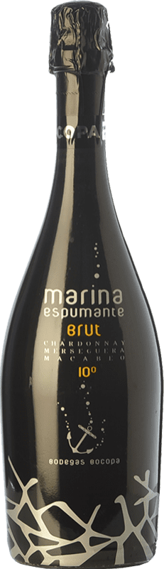 6,95 € | Espumoso blanco Bocopa Marina Espumante Brut D.O. Alicante Comunidad Valenciana España Macabeo, Chardonnay, Merseguera 75 cl