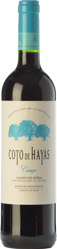 6,95 € | Red wine Bodegas Aragonesas Coto de Hayas Crianza D.O. Campo de Borja Aragon Spain Tempranillo, Grenache Bottle 75 cl