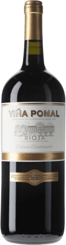 16,95 € Free Shipping | Red wine Bodegas Bilbaínas Viña Pomal Centenario Crianza D.O.Ca. Rioja The Rioja Spain Tempranillo Magnum Bottle 1,5 L