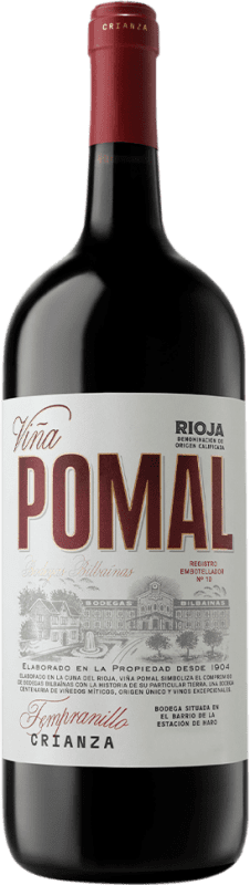 Kostenloser Versand | Rotwein Bodegas Bilbaínas Viña Pomal Centenario Alterung D.O.Ca. Rioja La Rioja Spanien Tempranillo Magnum-Flasche 1,5 L