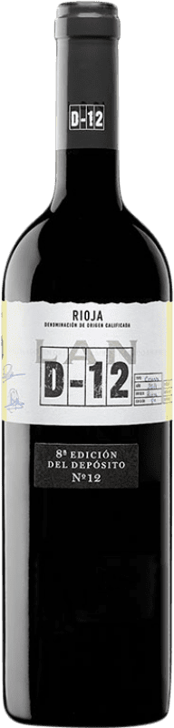 Бесплатная доставка | Красное вино Lan D-12 старения D.O.Ca. Rioja Ла-Риоха Испания Tempranillo 75 cl